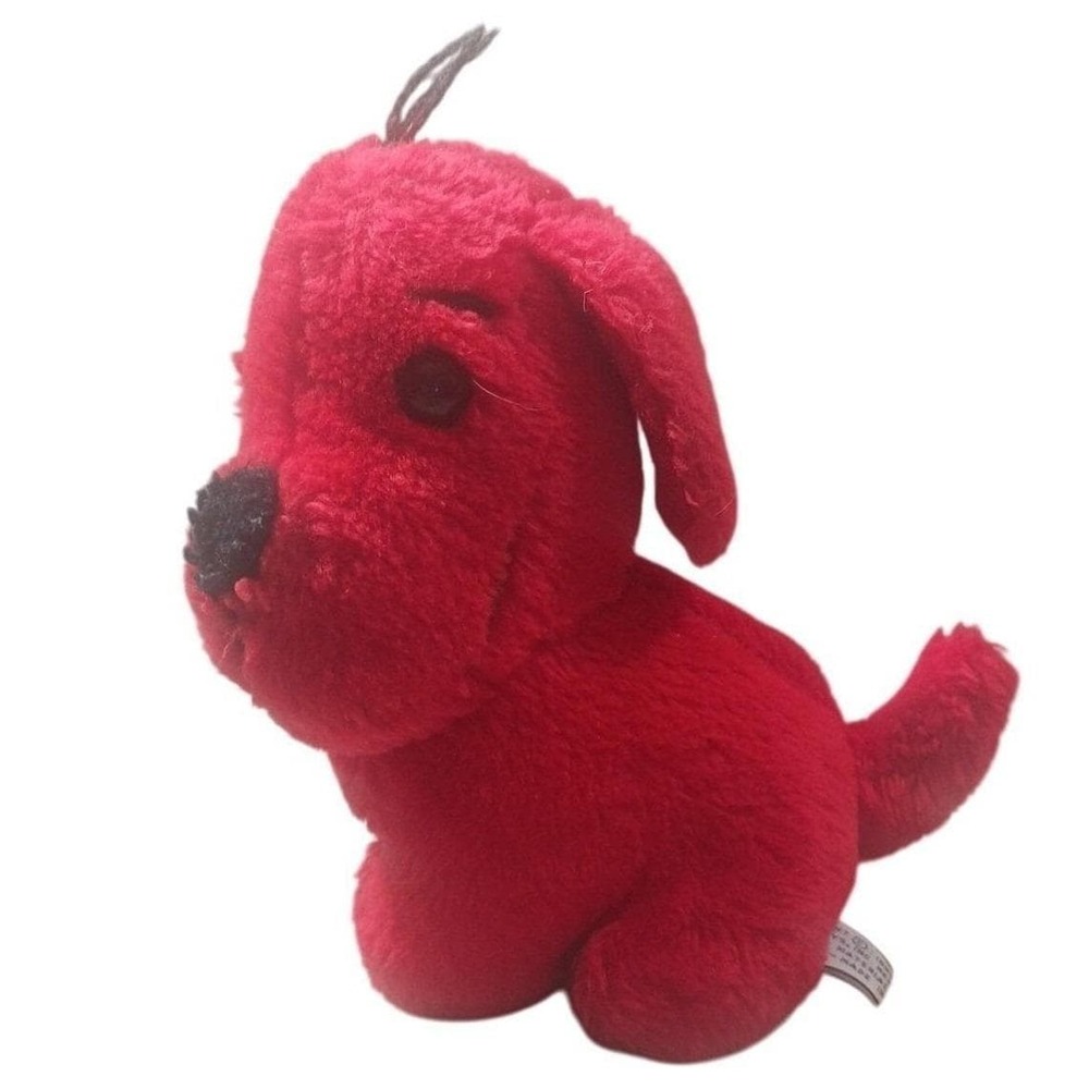 Eden Toys Clifford the Big Red‎ Dog 1987 Vintage 7" Plush Stuffed Animal Toy